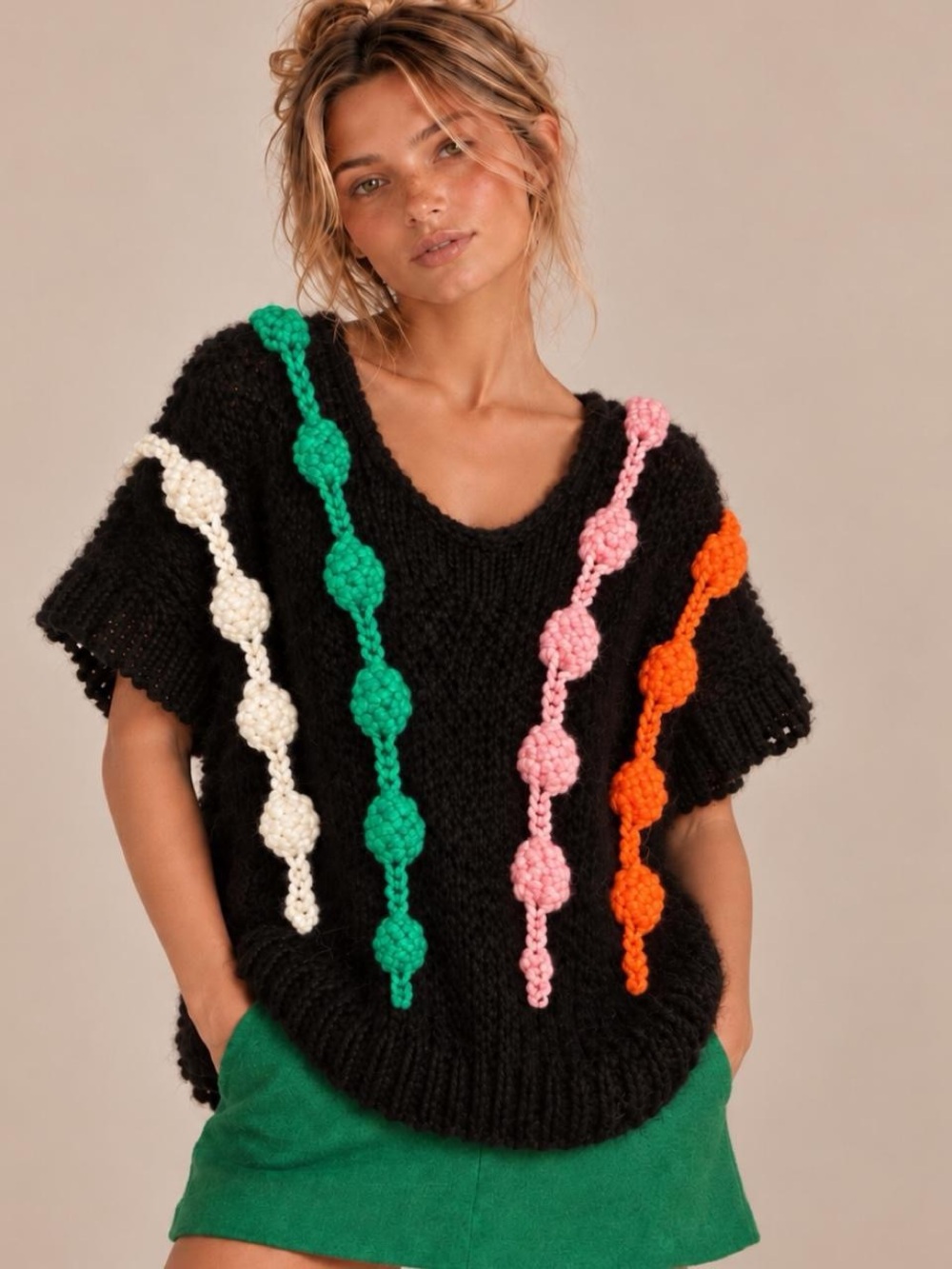 Saachi/Anthropologie  Chunky Knit Sweater
